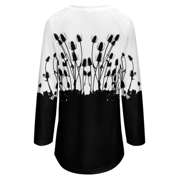 Cotton Blend Long Sleeve T-Shirt