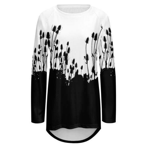 Cotton Blend Long Sleeve T-Shirt