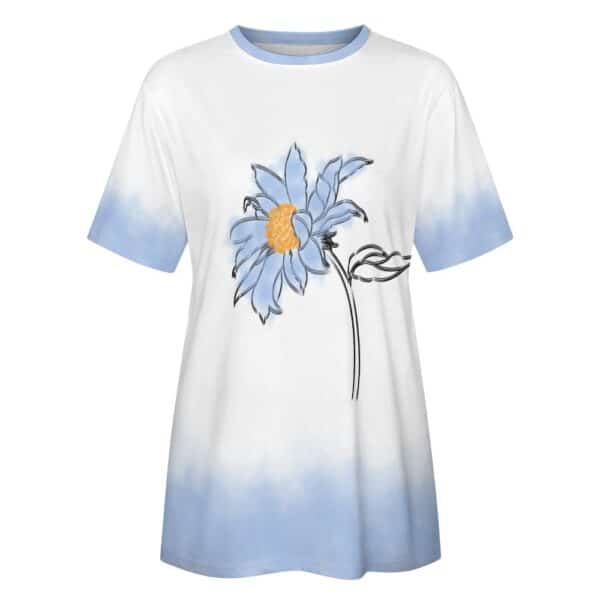 Stay Stylish with Must-Have Breathable Summer Tee, Cotton T-shirt for Women.